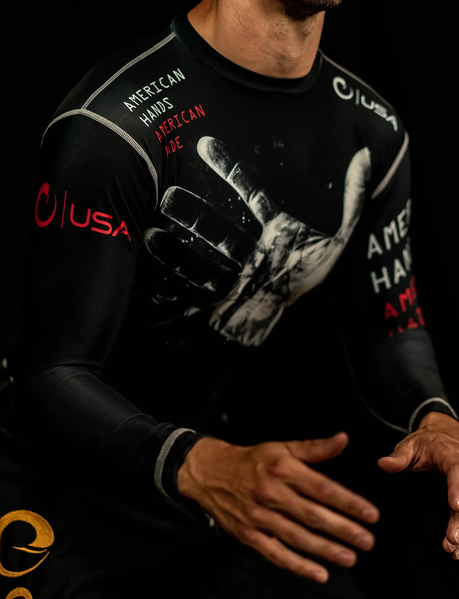 JOCKO HANDS LS COMPRESSION FIT RASHGUARD - Image 4