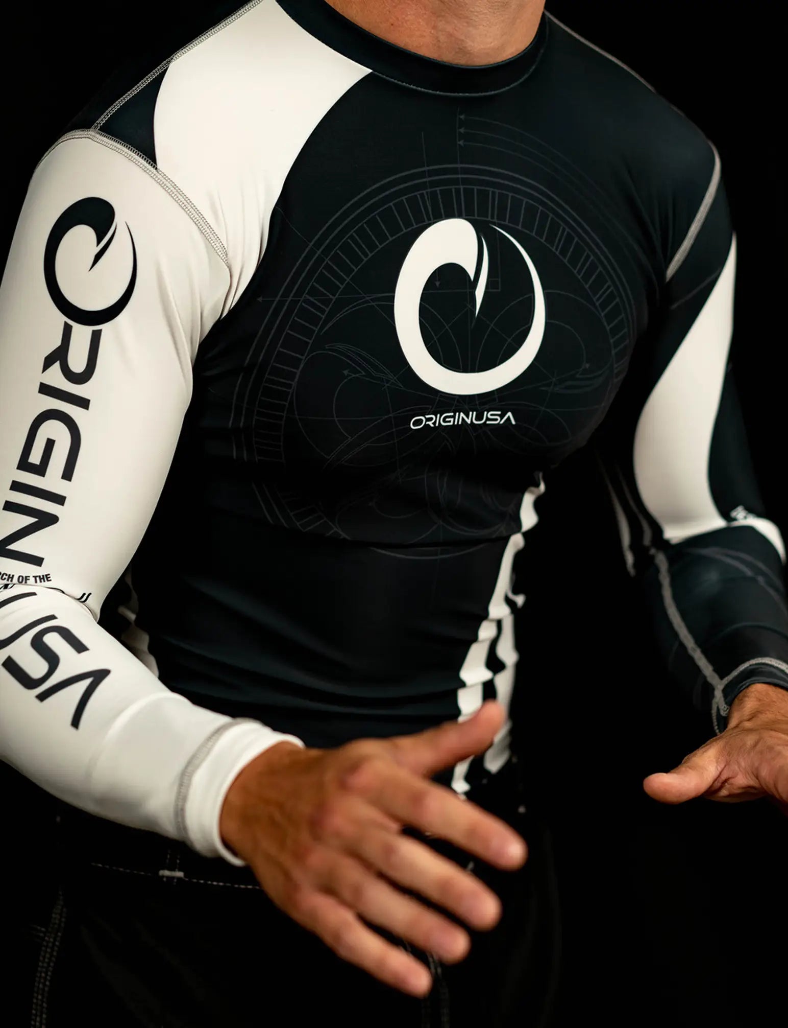 DAVINCI RANKED LS COMPRESSION FIT RASHGUARD - Image 3