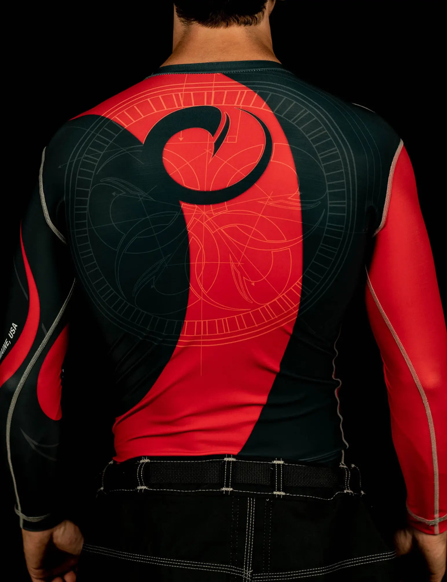 DAVINCI RANKED LS COMPRESSION FIT RASHGUARD - Image 9