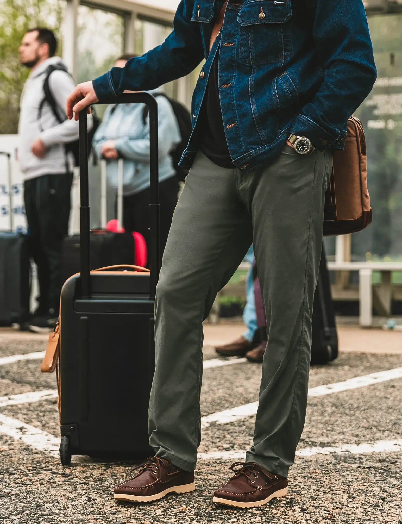 GTFO STRETCH WOVEN TRAVEL PANT-STRAIGHT - Image 6