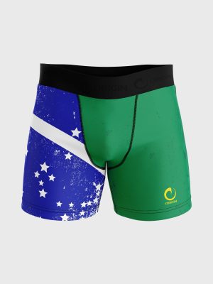 BRAZIL FLAG COMPRESSION SHORT 7