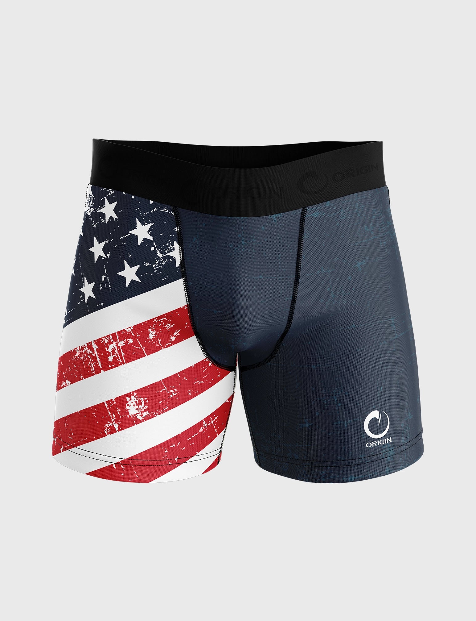 USA FLAG COMPRESSION SHORT 7
