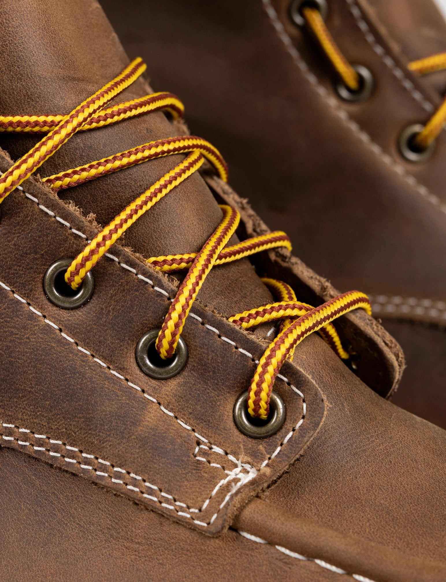 MAINE MOC STEEL TOE BOOT 8 - NATURAL WEDGE SOLE - Image 15