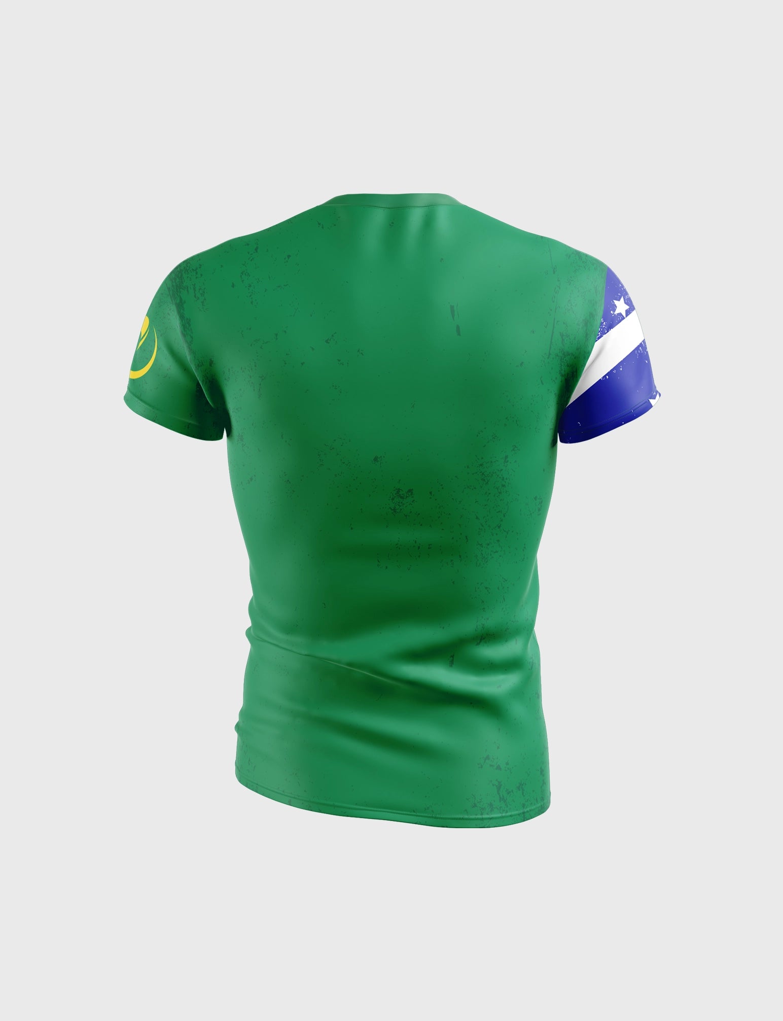 BRAZIL FLAG SS COMPRESSION FIT RASHGUARD - Image 2
