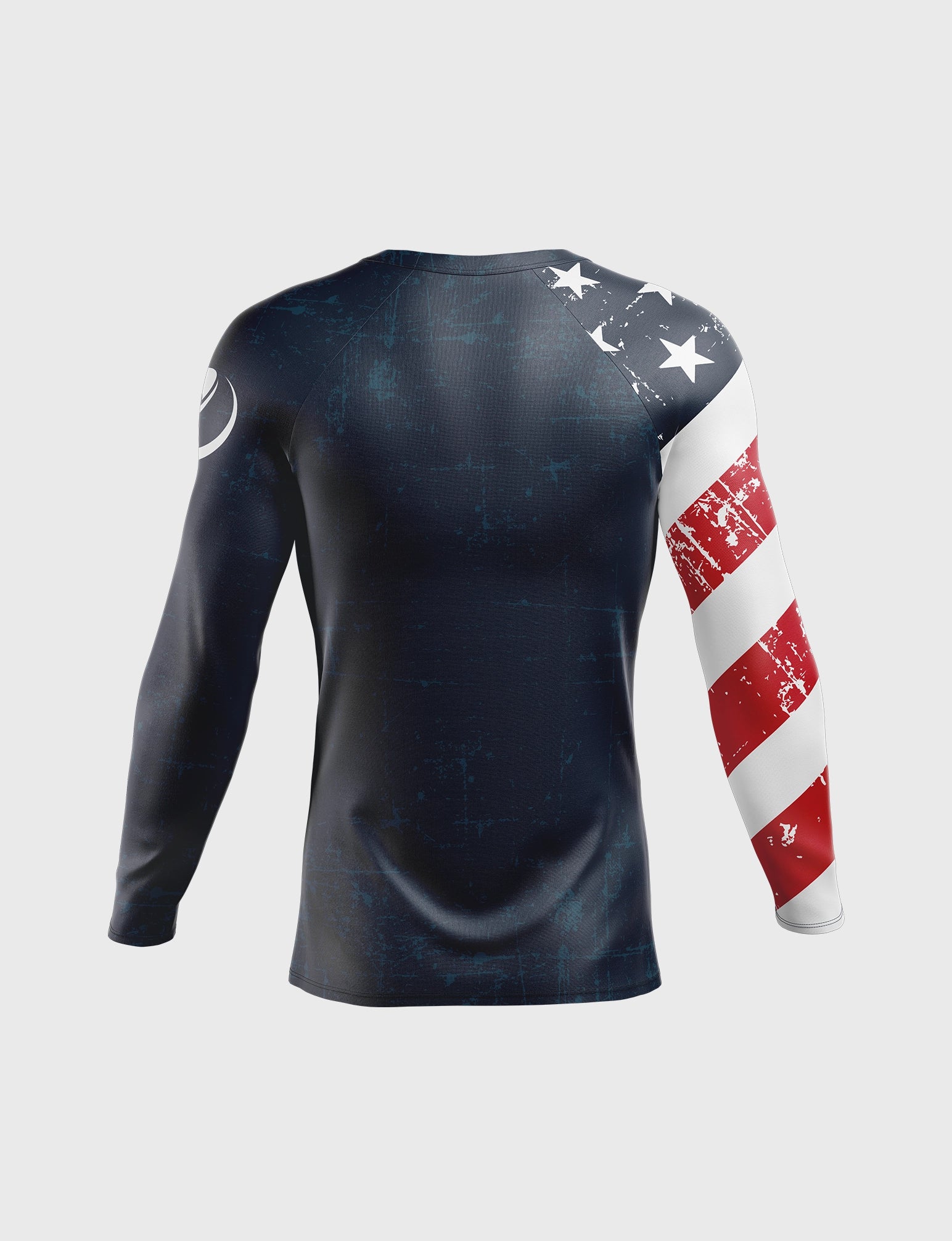 USA FLAG LS COMPRESSION FIT RASHGUARD - Image 2