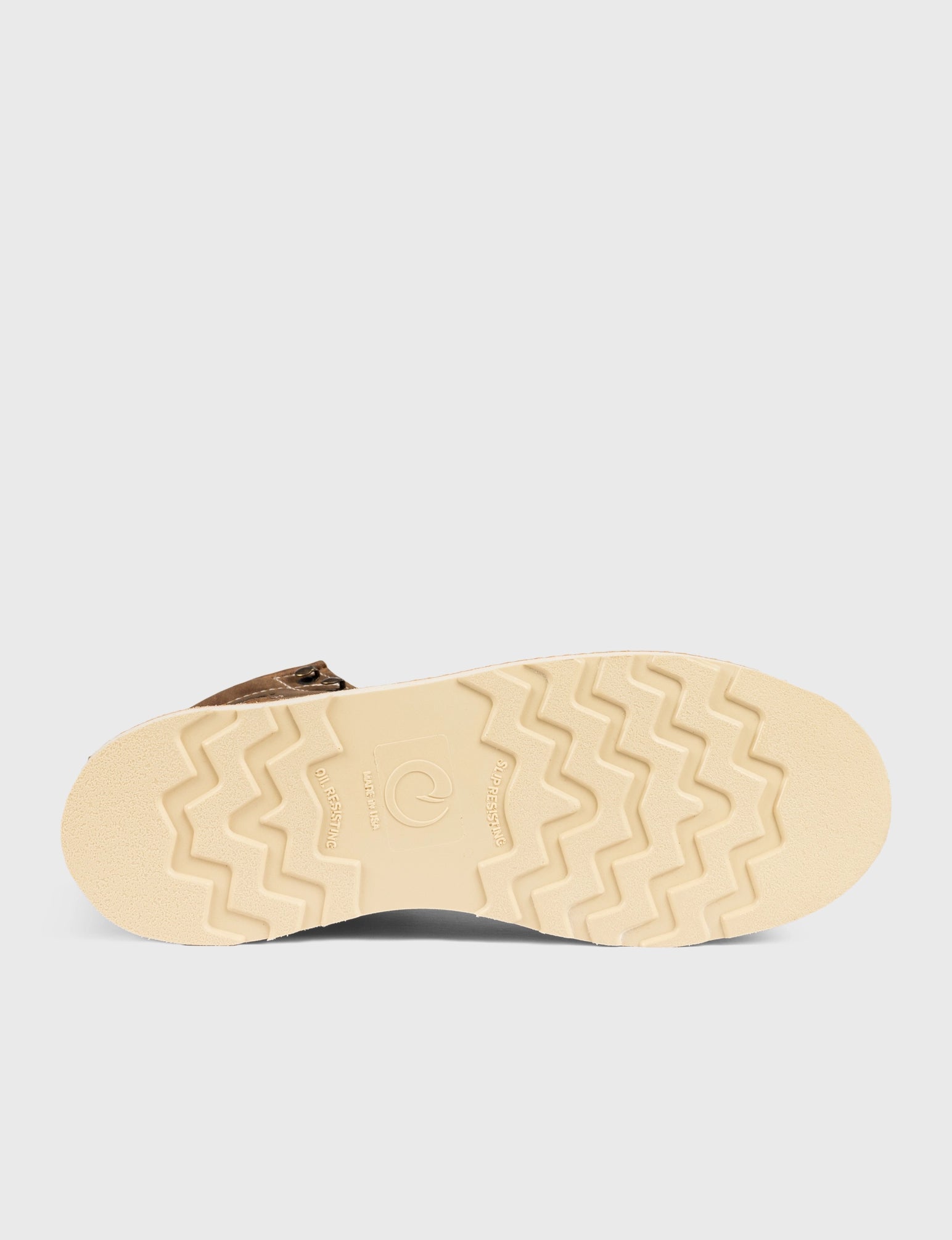 THE WILTON 6 STEEL TOE WORK BOOT - NATURAL WEDGE SOLE - Image 4