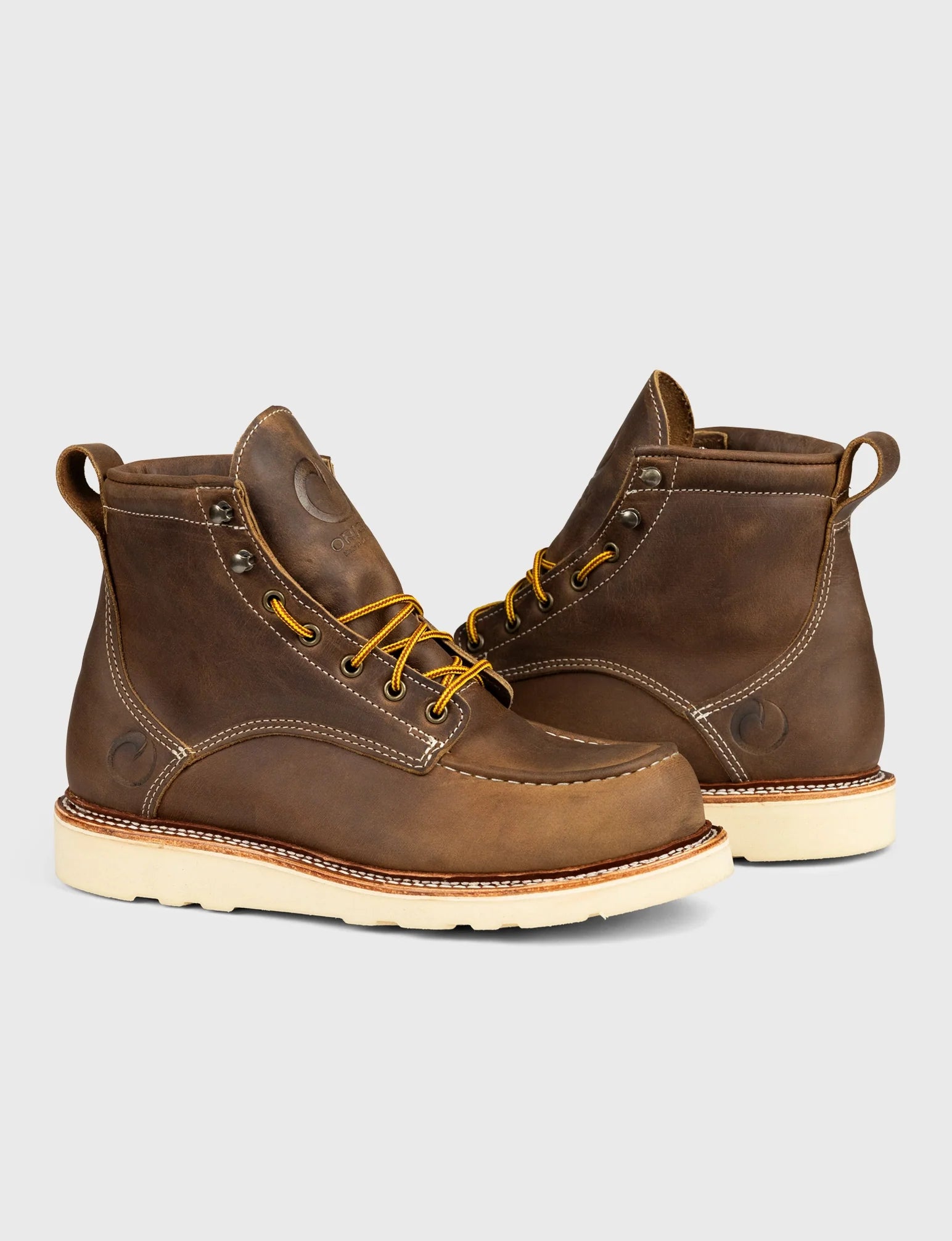 MAINE MOC TOE BOOT - NATURAL WEDGE SOLE - GRADED QUALITY - Image 3