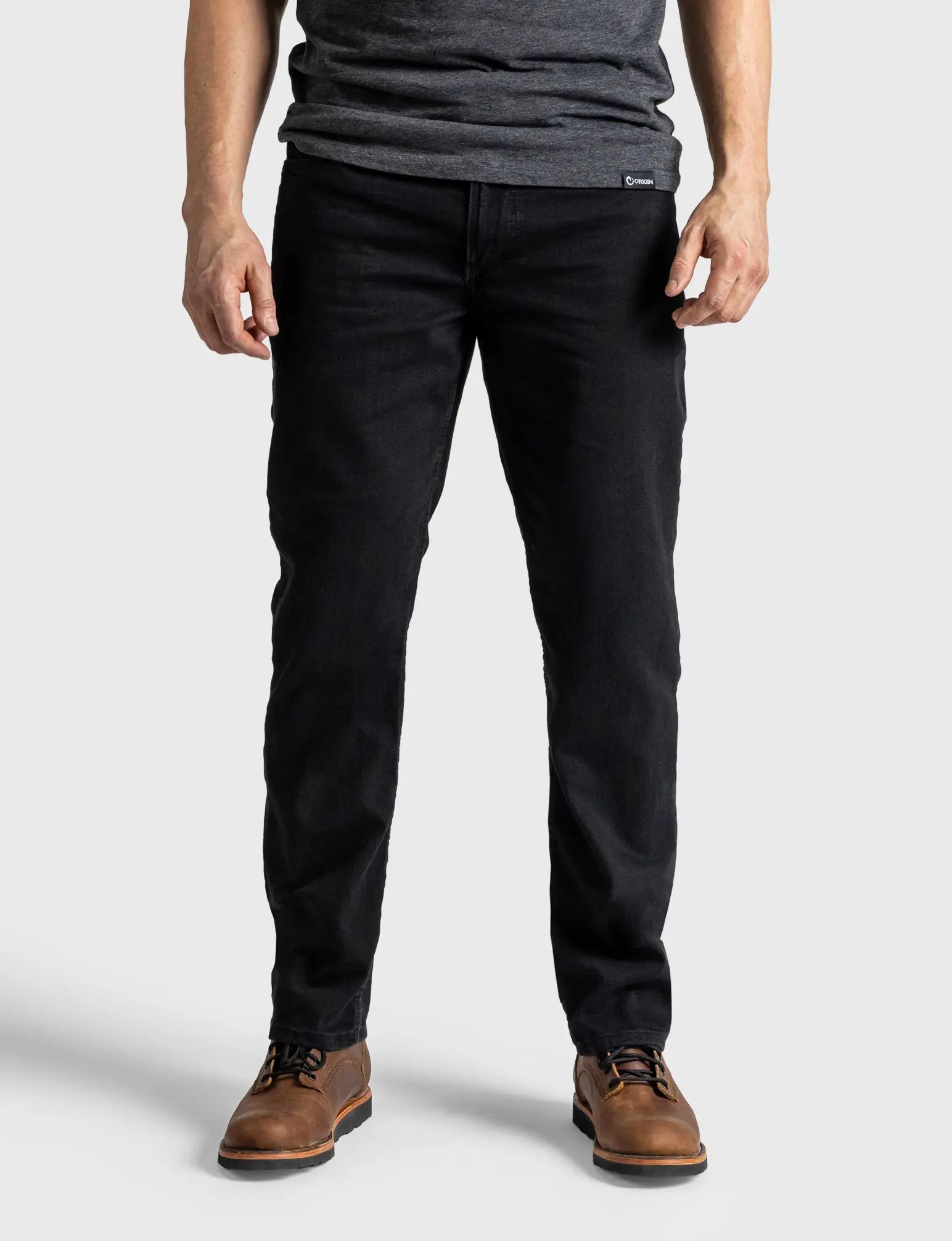 DELTA FLEX JEANS - STRAIGHT - BLACK - Image 3