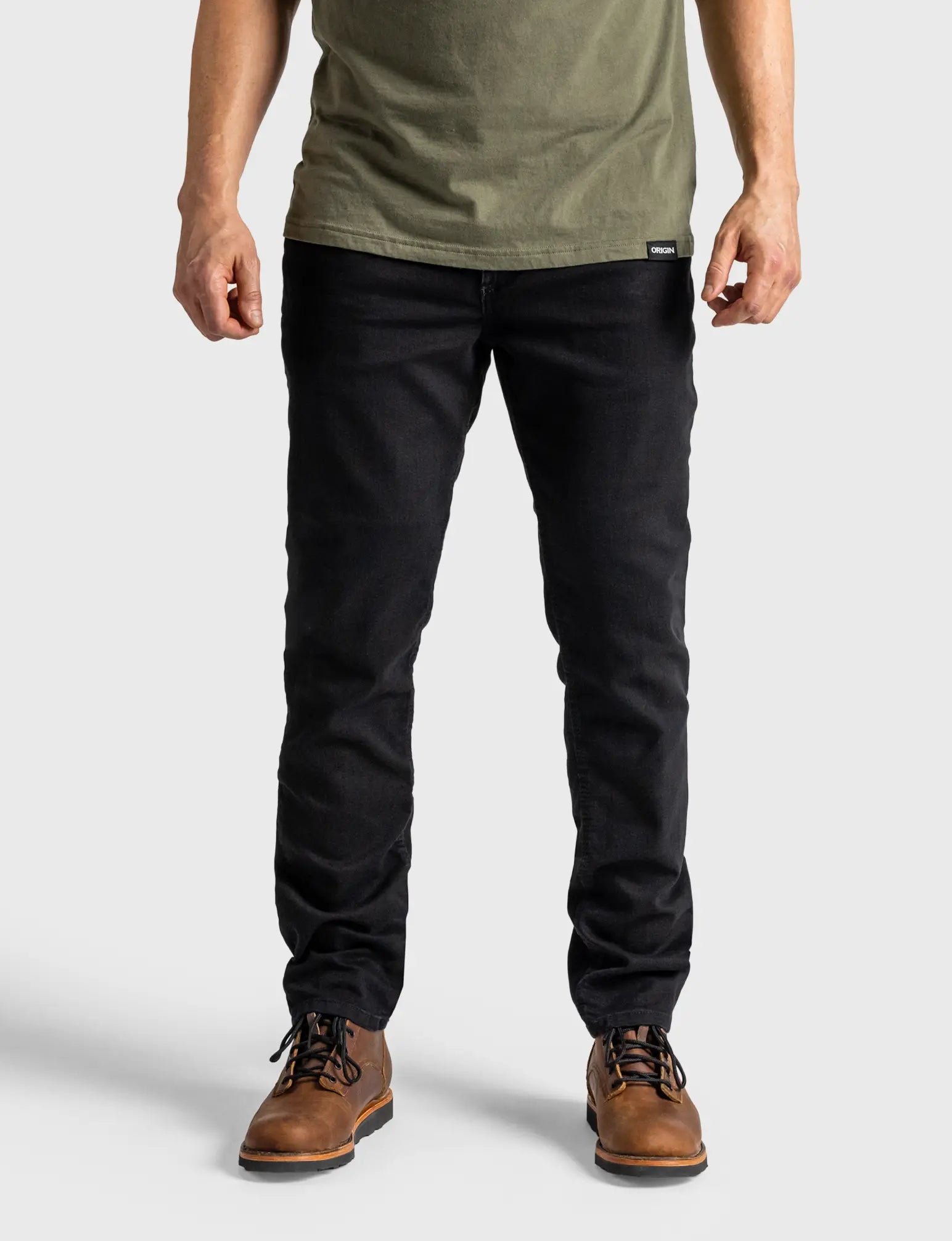 DELTA FLEX JEANS - TAPER - BLACK - Image 3