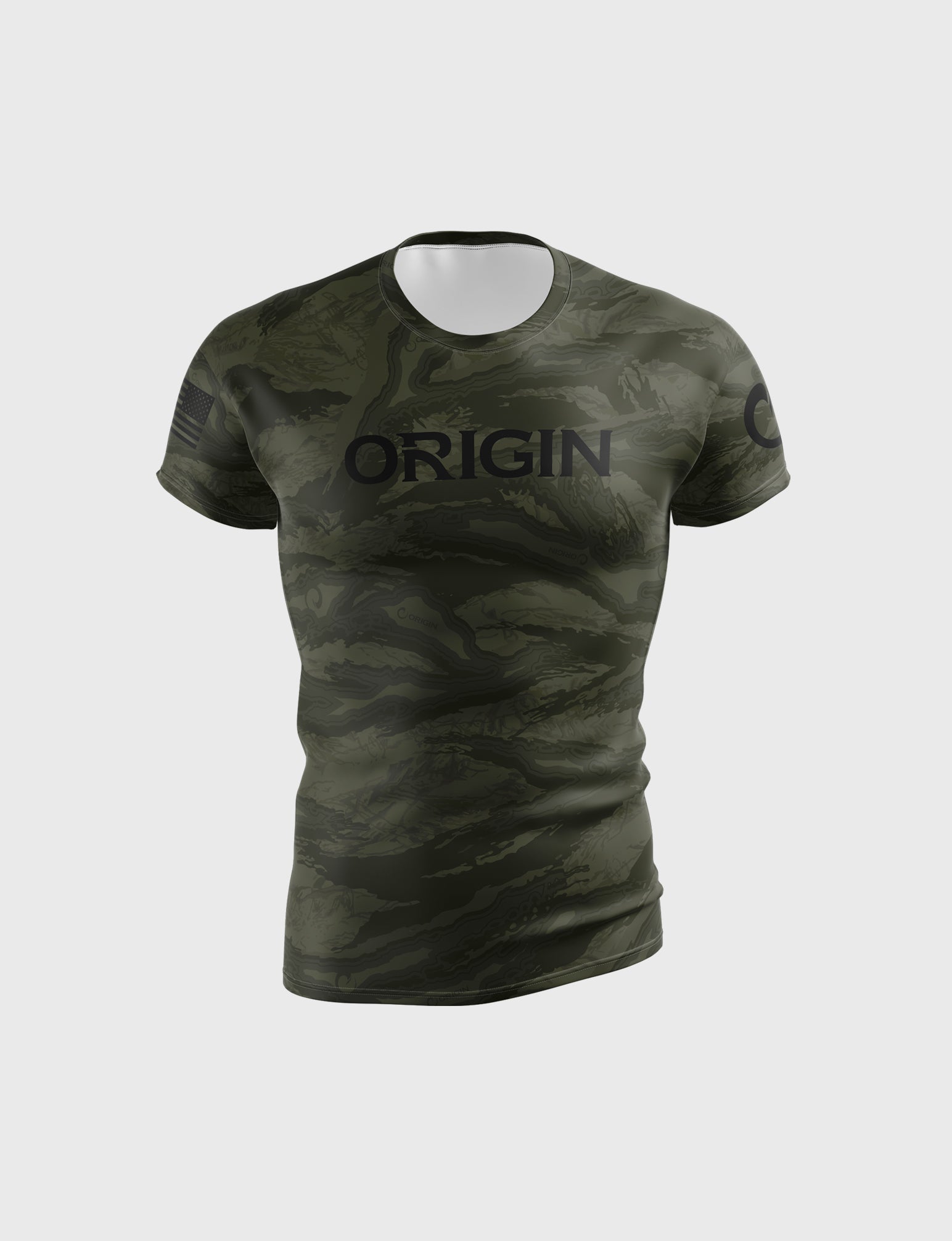 ORIGIN RAPTOR? CAMO PATRIOT SS COMFORT FIT RASHGUARD