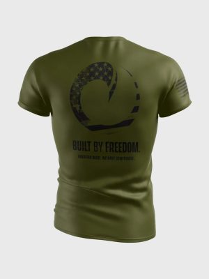 ORIGIN? FLAG-FILLED WAVE - COMFORT FIT SS RASHGUARD