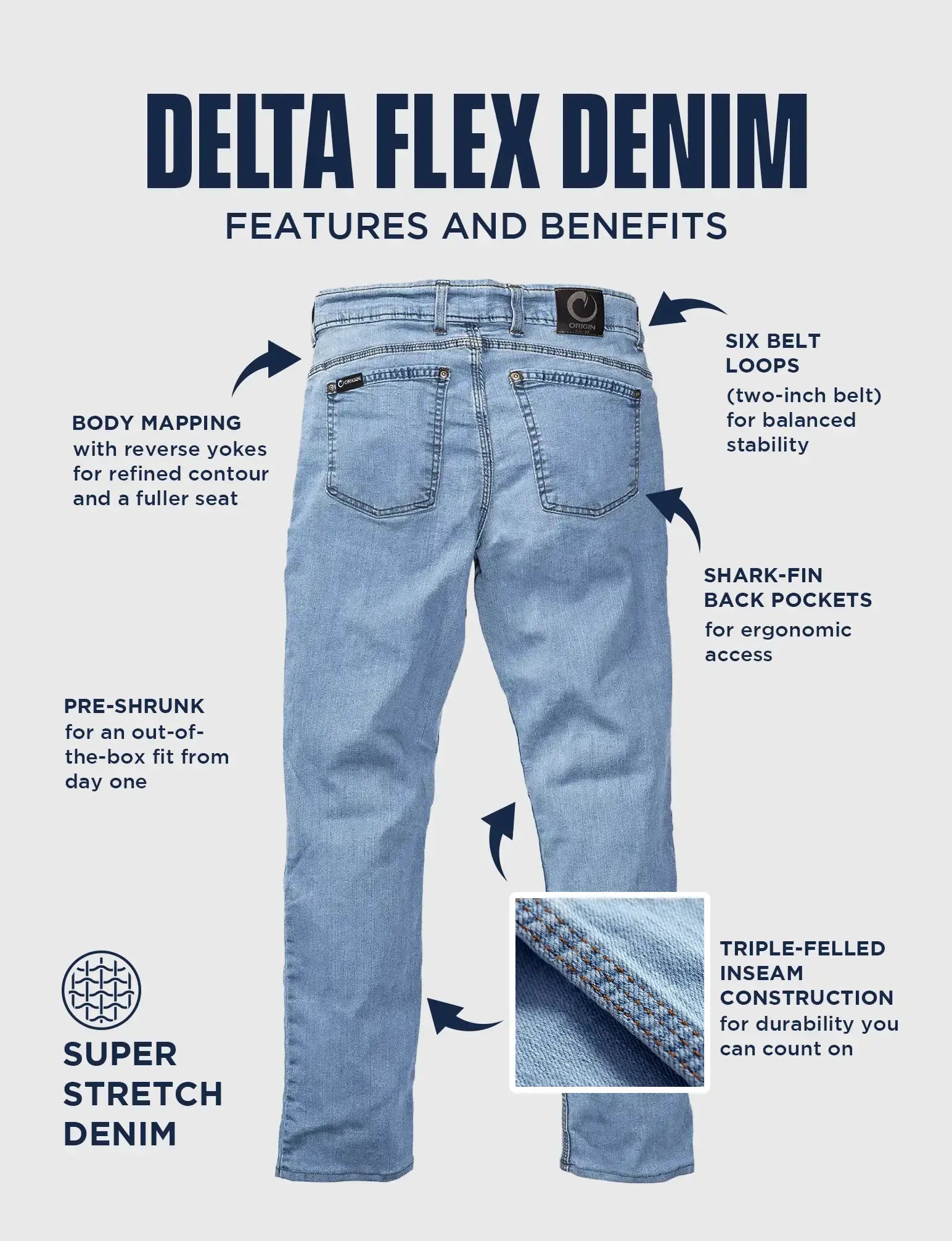 DELTA FLEX JEANS - TAPER - Image 9