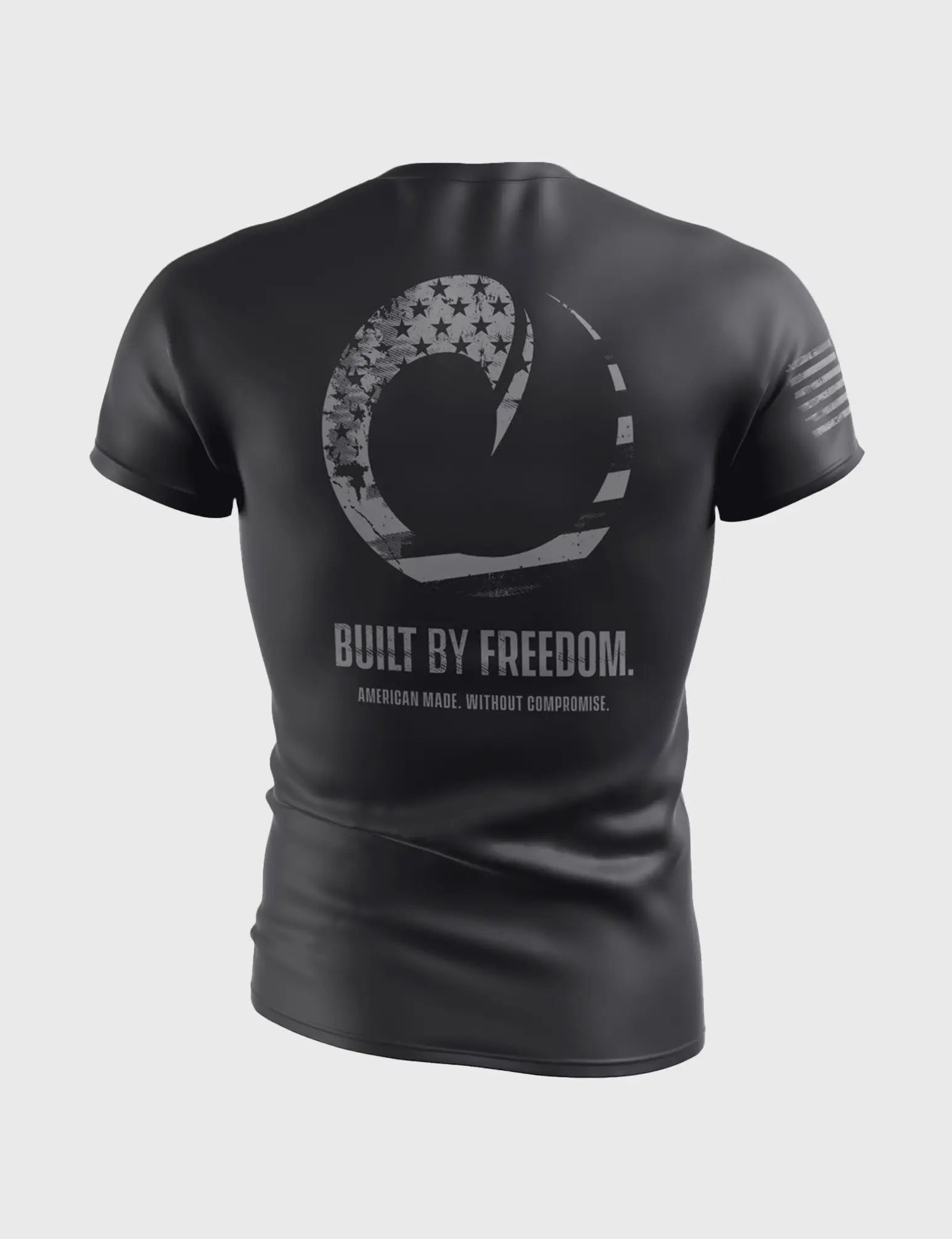 ORIGIN? FLAG-FILLED WAVE - COMFORT FIT SS RASHGUARD - Image 4